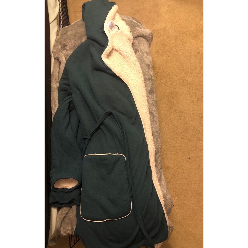 Sierra Plush Teal Robe